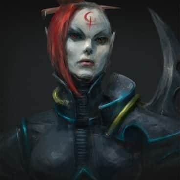 Drukhari Wyches by Jaime Martinez (Dabanaworks | Jaime Matrtinez)
