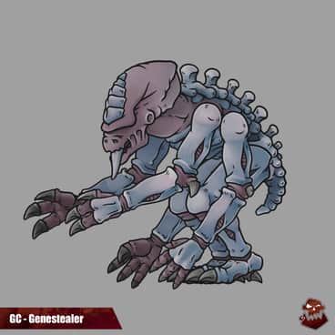 Genestealer by Roland De Tomasi (termichator)