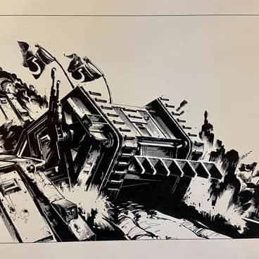 Ultramarines Land Raider by Gary Harrod | Ultramarines Land Raider by Gary Harrod