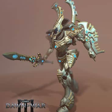 Wraithknight Farseer by Lee Salo
