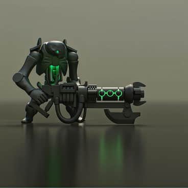 Chubby Necron by Vadim Bakhlychev (slipgatecentral | Vadim B)