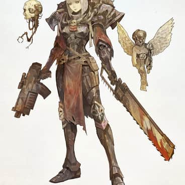 Adepta Sororita by Kiron Fan (Subakeye)