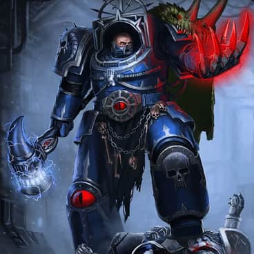 Chaos Warlord by John Stone (john_stone_art)