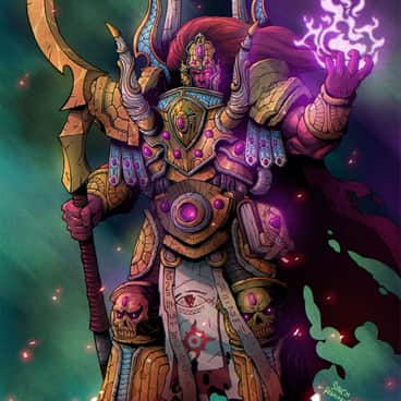 Magnus the Red by Christopher Regalario (shinsirhcart | Shin Sirhc)