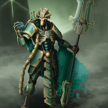 Necron Overlord by Matías Pascual (pirolnogolongo)