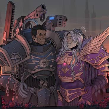 Ferrus and Fulgrim by Alexander Bagryany (deborgant)
