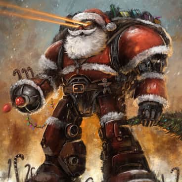 Mecha Santa by Mark Graham (G-hamm | markghammart)