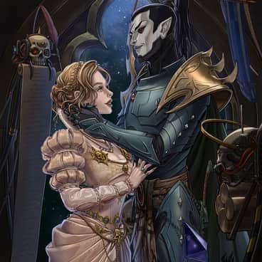 Aurelia von Valancius and Marazhai Aezyrraesh by Inkary (inkary_ | wokehammer)