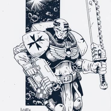 Black Templar by Garry Wharton (gwhartonart) | Black Templar by Garry Wharton (gwhartonart)