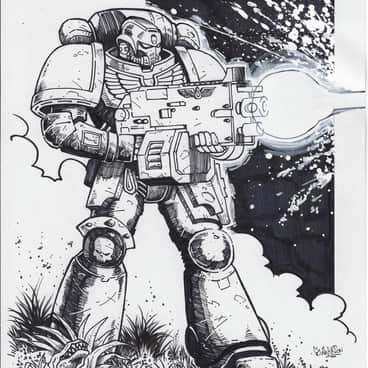 Blood Angels by Garry Wharton (gwhartonart)