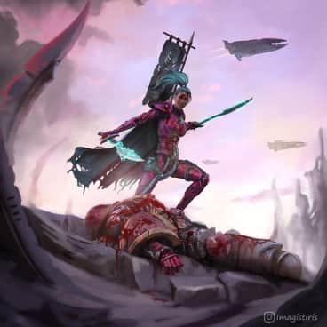 Eldar Autarch by Imagist Iris (imagistiris)