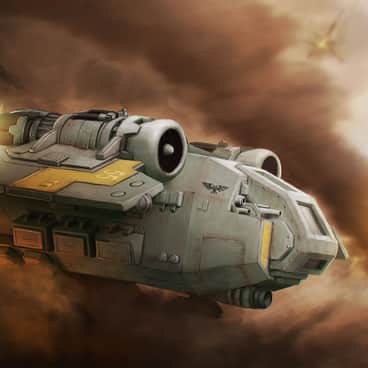 Imperial Navy Arvus Lighter by Andrei Greenchuk (Dagahaz)