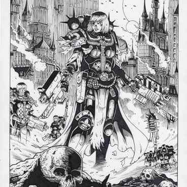 Sisters of Battle by Garry Wharton (gwhartonart) | Sisters of Battle by Garry Wharton (gwhartonart)