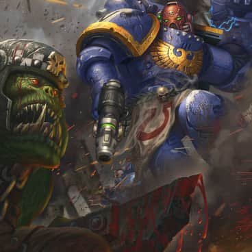 Space Marine vs Ork by Jacob Atienza (jubjubjedi)