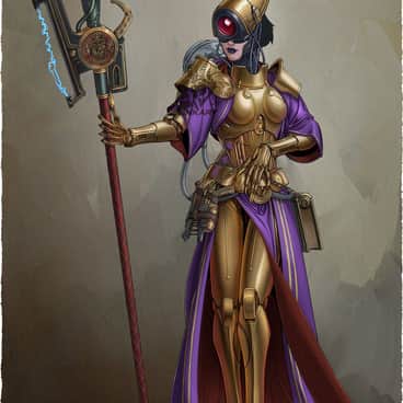Tech-priest Collectae-Metalliaxis by Inkary (inkary_ | wokehammer)