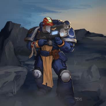 Ultramarine by Hwa Min Jung (Kangaroo Punch | KidneyShake | hwamin_art | hwamin.art)