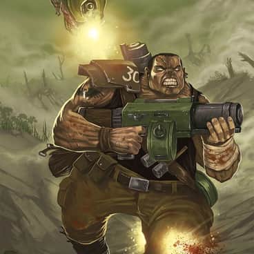 Blight Drone vs Ogryn by Dimitri Bielak
