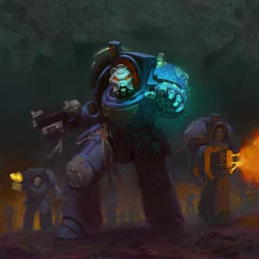 Ultramarines Advance by Reuben Blakeman (rdabart)