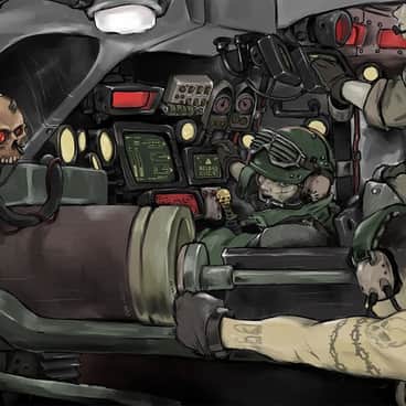 Cadian Tank Crew by Nicolas de la Rosa (MidnattThol | OtterMid | MThol)