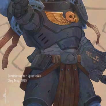 Space Marine by Oleg Tsoy (masterofspirits)