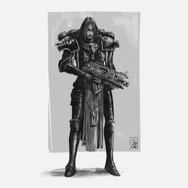 Adepta Sororitas by Alexandre Rosenthal (alro_illustration)
