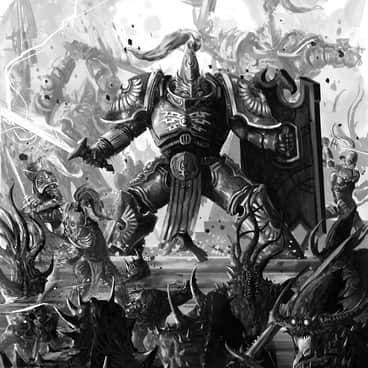 Adeptus Custodes by Alexandre Rosenthal (alro_illustration)
