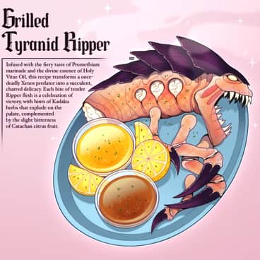 Grilled Tyranid Ripper by Chumii Cham (chumii.cham | ChumiiCham)