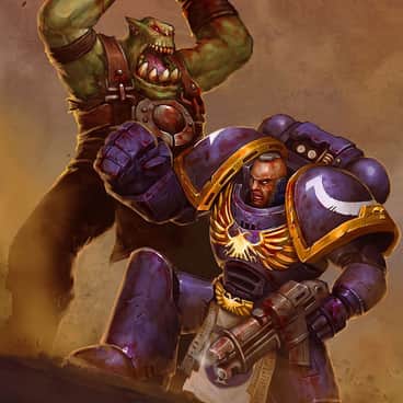Ork vs Ultramarine by Dio Mahesa (i_am_dio | iamdio)