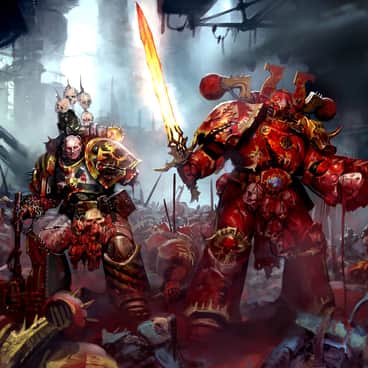 Iron Butchers vs Eldar Corsairs by George Earl Abalayan (earltheartist | george.abalayan)