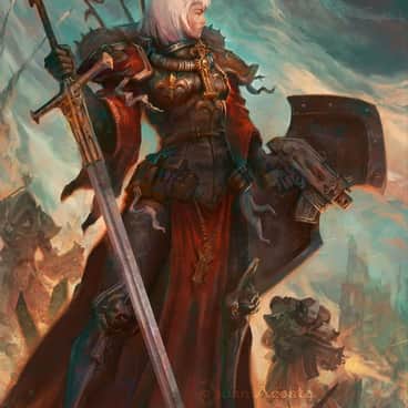 Sister of Battle by Juan Acosta (Warhuan | juan_acosta_ilustrador)