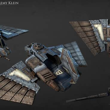 Aquilla Lander by Jeremy Klein (jeremykleinart)