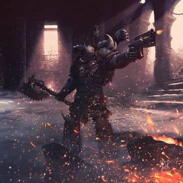 Chaos Space Marine by Maclain Rowston (Madmac9)