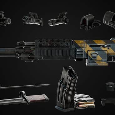 Mk VIII Braced Autogun by Aleksandr Bortnik