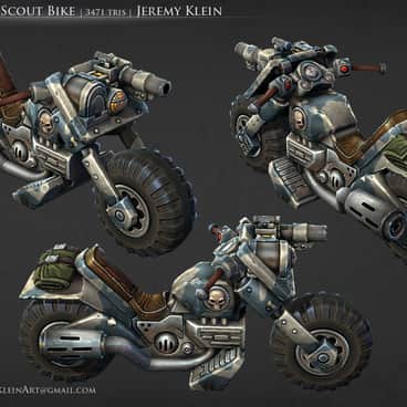 Scout Bike by Jeremy Klein (jeremykleinart)