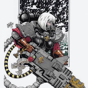 Sister of Battle by Garry Wharton (gwhartonart) | Sister of Battle by Garry Wharton (gwhartonart)
