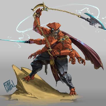 Thraxian Champion by Fire Metal 5 (Firemetal5)