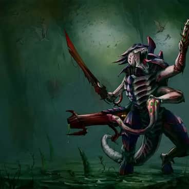 Tyranid Warrior by N-Tarou Art (n_tarou_art)