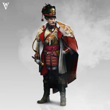 Vostroyan Firstborn General by Charles Lin (charles.lin.design | charleslineart)