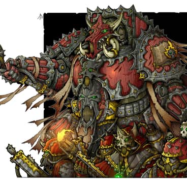 Word Bearers by Vasiliy Loginov (Sufferst | karandashist)