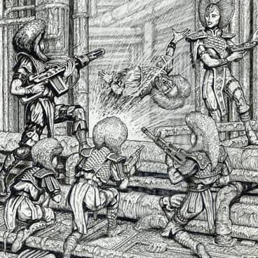 Confrontation by Tony Ackland (Anthony Ackland)