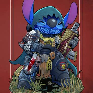 Death Watch Stitch by Levi Cleeman (levi_cleeman_art | Saxon-Blake | levicleeman)