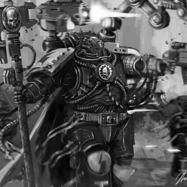 Deathwatch Techmarine by Alexandre Rosenthal (alro_illustration)