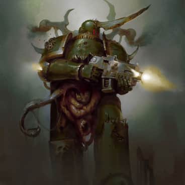 Plague Marine by Victor Kevruh (Viktor Kevrukh | viktorkevrukhart)