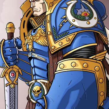 Roboute Guilliman by Giulio Fanfoni (Kendal14 | giuliofanfoni)