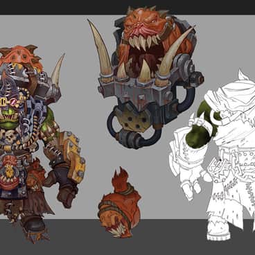 Squig Hunter by Rayph Beisner (rayph | beisnerrayph | Thunder Brush)