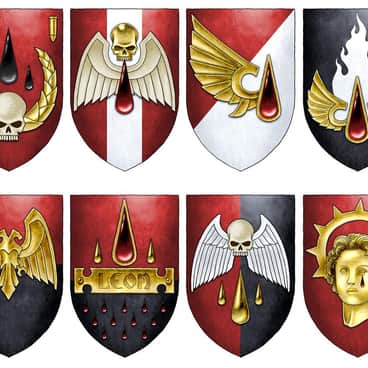 Blood Angels Heraldry by Neil Hodgson
