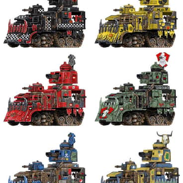 Ork Battlewagons by Neil Hodgson