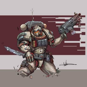 Space Marine by Albert Sargsyan (AboSargsyan | allberths)