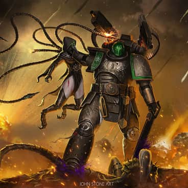 Slay the Heretek by John Stone (john_stone_art)
