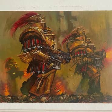 Custodes Terminators by Adrian Smith (adriansmithartist)